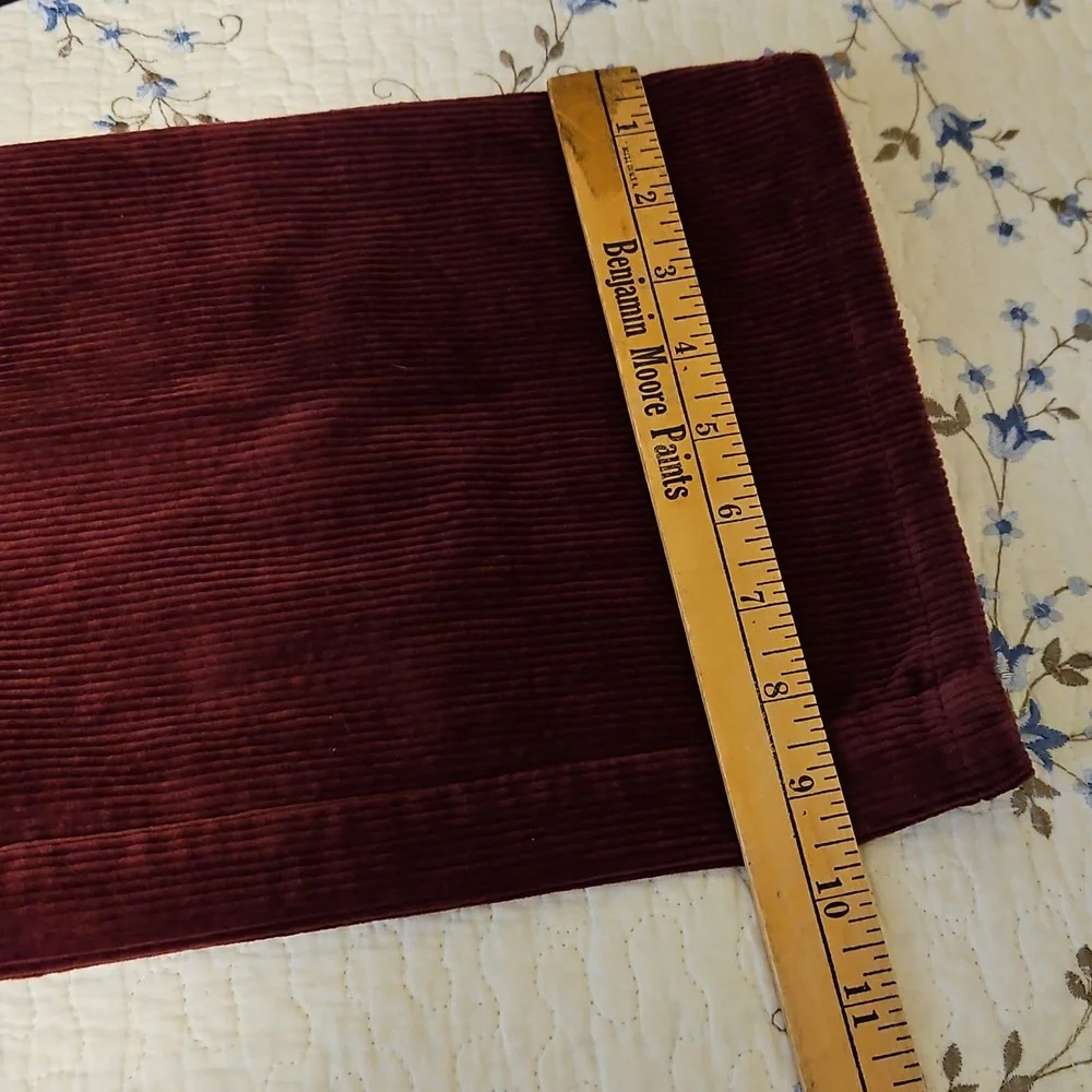 Burgundy Corduroy Pants - Picture 5 of 6